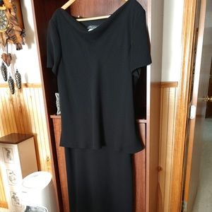 Beautiful black formal dress set